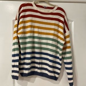 Small oversize multicolor sweater